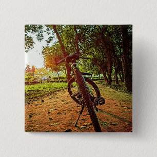 Bóton Quadrado 5.08cm presentes de bicicleta de montanha