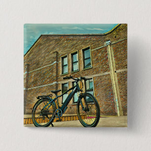 Bóton Quadrado 5.08cm Presentes de bicicleta para ela