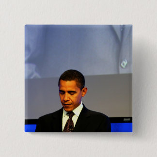 Bóton Quadrado 5.08cm Presidente Barack Obama