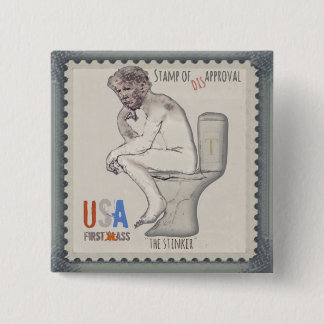 Bóton Quadrado 5.08cm Pressionar o botão do inseto