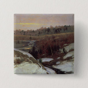 Bóton Quadrado 5.08cm Primavera adiantado, 1905