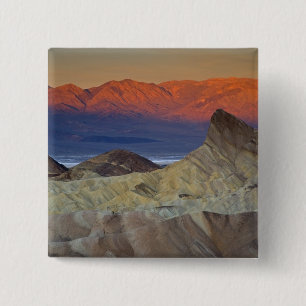 Bóton Quadrado 5.08cm Primeira luz da manhã no Zabriskie Point e