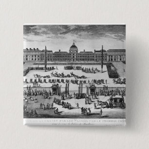 Bóton Quadrado 5.08cm Primeiro cônsul de Napoleon Bonaparte,