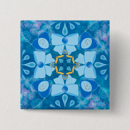 Bóton Quadrado 5.08cm Princesa de Mercúrio