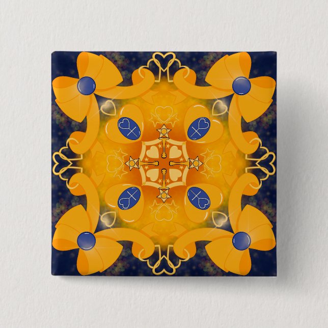 Bóton Quadrado 5.08cm Princesa de Vênus (Frente)