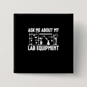 Bóton Quadrado 5.08cm Professor de Química