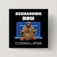 Programador Bigfoot Engraçado Recarregando Código 