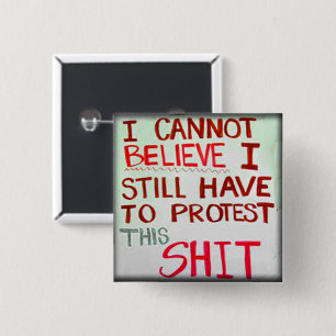 Bóton Quadrado 5.08cm Proteger Roe V Wade, Mulheres Feministas dos Direi