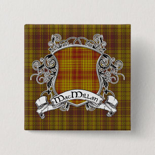 Bóton Quadrado 5.08cm Protetor do Tartan de MacMillan