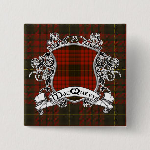 Bóton Quadrado 5.08cm Protetor do Tartan de MacQueen