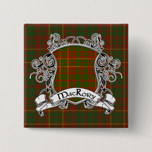 Bóton Quadrado 5.08cm Protetor do Tartan de MacRory