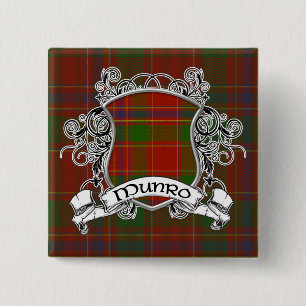 Bóton Quadrado 5.08cm Protetor do Tartan de Munro
