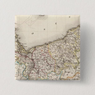 Bóton Quadrado 5.08cm Prússia, Alemanha, Polônia 4