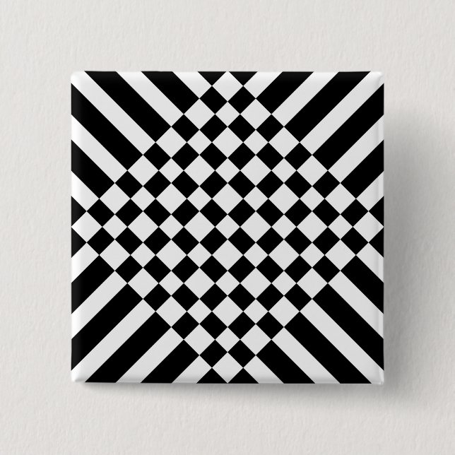 Bóton Quadrado 5.08cm pseudo conselho de xadrez (Frente)
