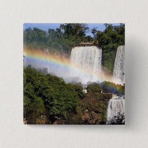 Bóton Quadrado 5.08cm Puerto Iguazu, Argentina. O impressionante