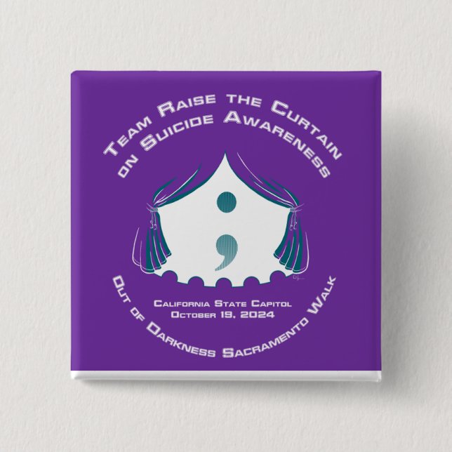 Bóton Quadrado 5.08cm Quadrado do Botão do Grupo (Frente)