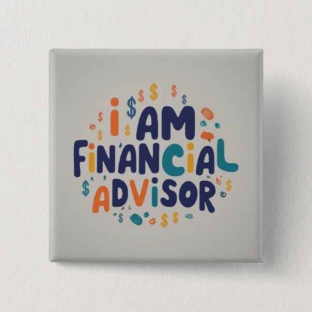 Bóton Quadrado 5.08cm Quadrado profissional (Frente)