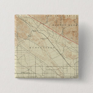 Bóton Quadrado 5.08cm Quadrângulo de San Bernardino mostrando San Andre