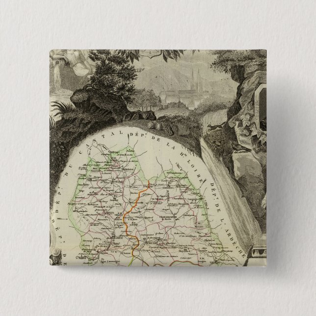 Bóton Quadrado 5.08cm Qualquer Lozere (Frente)