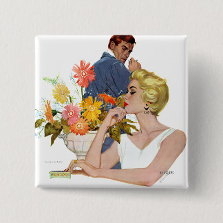 Bóton Quadrado 5.08cm Quarrel de Aniversário