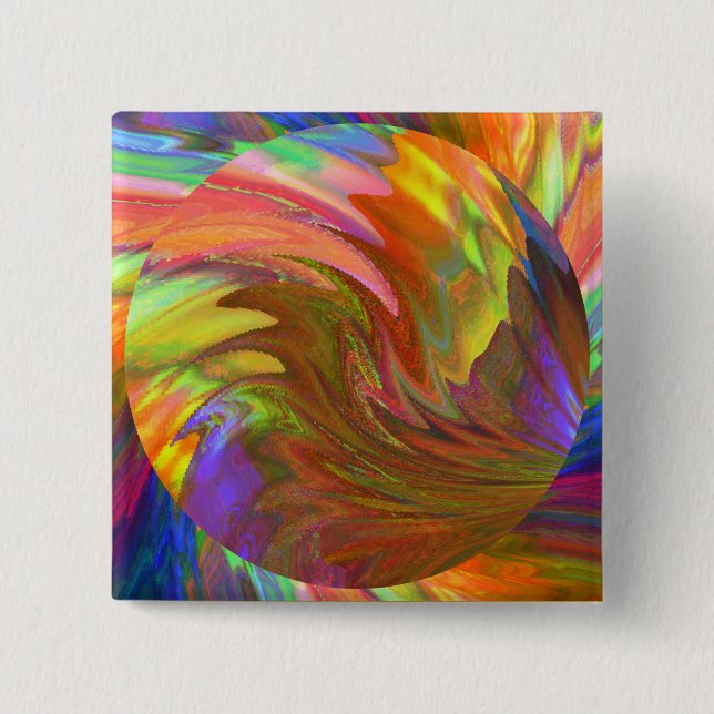 Bóton Quadrado 5.08cm Race o Sol (Frente)