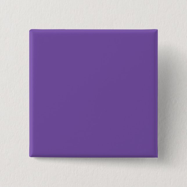 Bóton Quadrado 5.08cm Real Purple Simples Colorido (Frente)