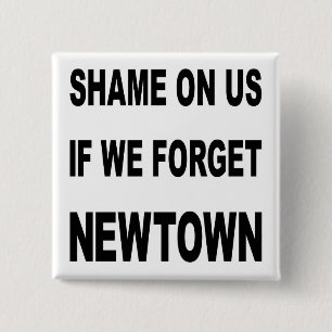 BÓTON QUADRADO 5.08CM RECORDE O BOTÃO DE NEWTOWN