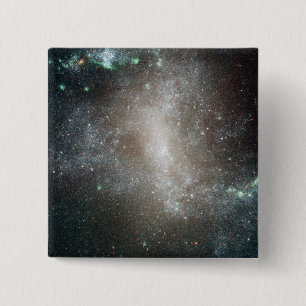 Bóton Quadrado 5.08cm Região central da galáxia espiral barrada