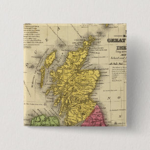 Bóton Quadrado 5.08cm Reino Unido e Irlanda Excelentes