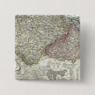 Bóton Quadrado 5.08cm República Checa