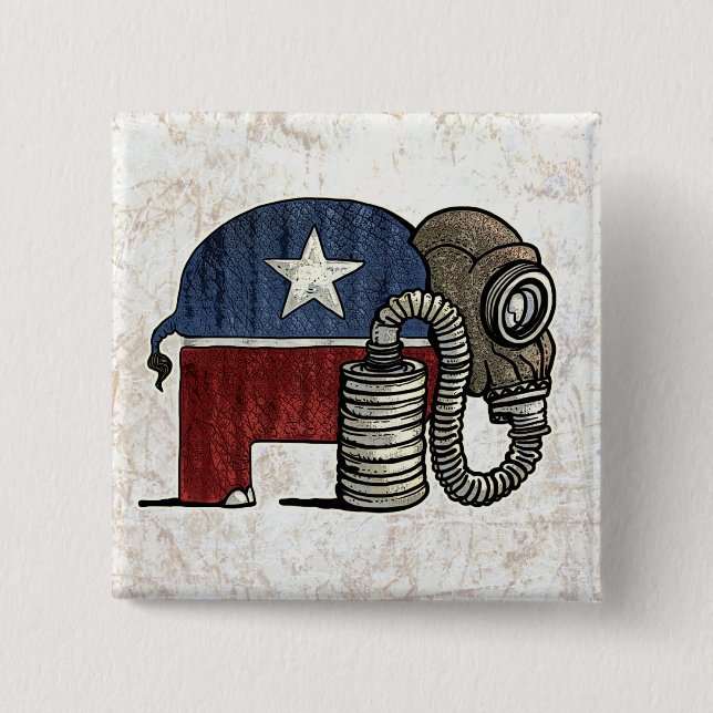 Bóton Quadrado 5.08cm RepubliCAN'T Anti_GOP (Frente)