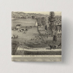 Bóton Quadrado 5.08cm Residências Bubb