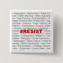 Bóton Quadrado 5.08cm Resista: Um botão para seu resistor favorito!