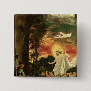 Bóton Quadrado 5.08cm Ressurreição do cristo, 1518