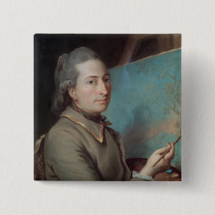 Bóton Quadrado 5.08cm Retrato de Claude Dupin