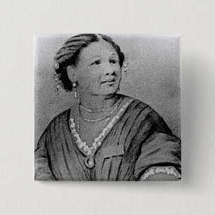 Bóton Quadrado 5.08cm Retrato de Mary Seacole