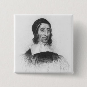 Bóton Quadrado 5.08cm Retrato de Richard Baxter