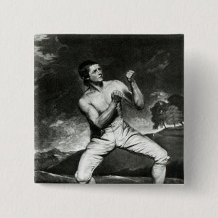 Bóton Quadrado 5.08cm Retrato de Richard Humphreys