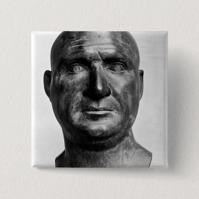 Bóton Quadrado 5.08cm Retrato de Scipio Africanus (Frente)