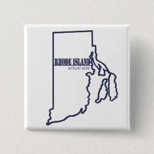 Bóton Quadrado 5.08cm Rhode Island