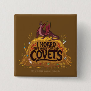 Bóton Quadrado 5.08cm RICK E MORTY™ Balthromaw's Hoard