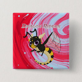 Bóton Quadrado 5.08cm Rider Button