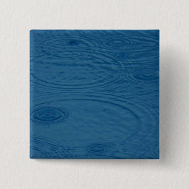 Bóton Quadrado 5.08cm Ripais De Chuva (Ondas De Água Azul)