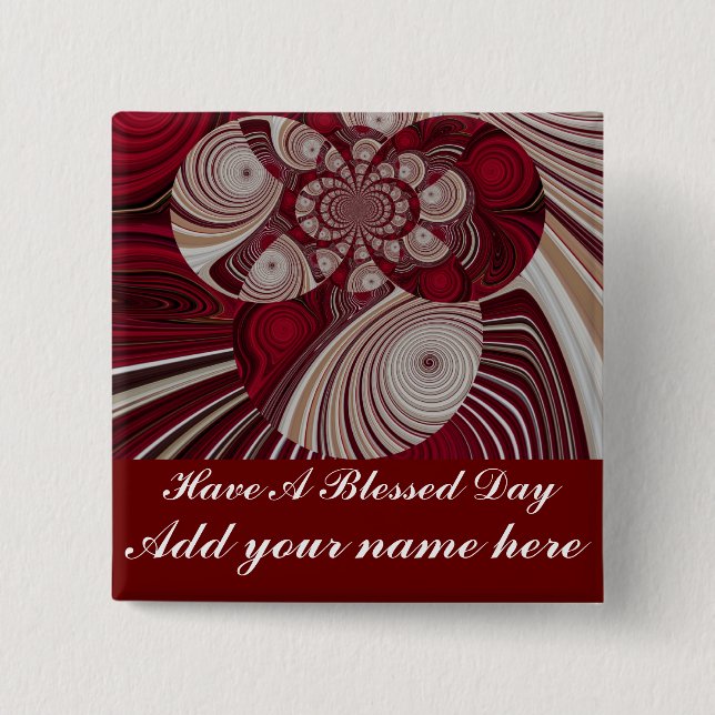 Bóton Quadrado 5.08cm Ritmo_ (Frente)