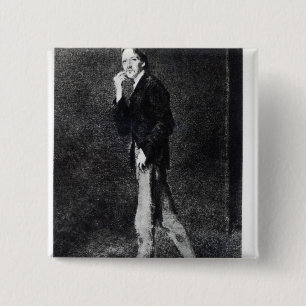 Bóton Quadrado 5.08cm Robert Louis Stevenson