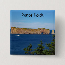 Bóton Quadrado 5.08cm Roché Percé no Golfo de São Lourenço