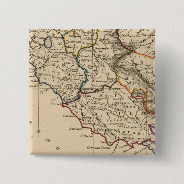 Bóton Quadrado 5.08cm Roma 3 (Frente)