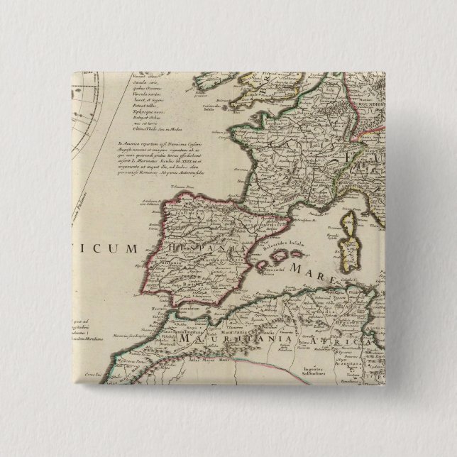 Bóton Quadrado 5.08cm Roma 5 (Frente)