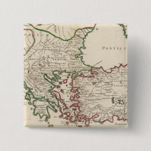 Bóton Quadrado 5.08cm Roma, Grécia, Turquia 3