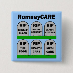 Bóton Quadrado 5.08cm RomneyCARE